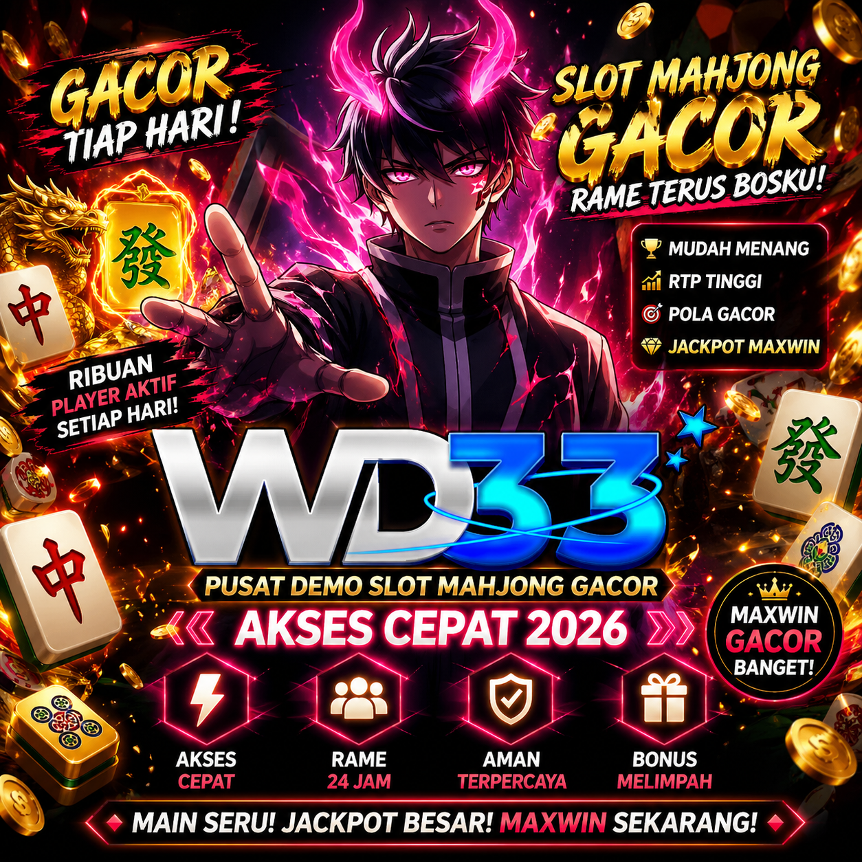 WD33 pusat demo slot mahjong gacor dengan akses cepat 2026